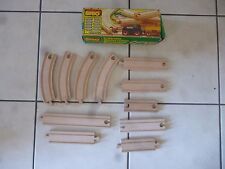 Vintage BRIO Wooden Train set 3343 31405/1 binari railway trenino legno