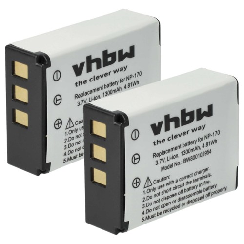 Batteria per fujifilm - 2x,