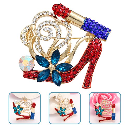 Spilla bavero strass - , bling