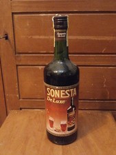 Bottiglia vintage Sonesta De Luxe aperitivo vino liquore bar collezione