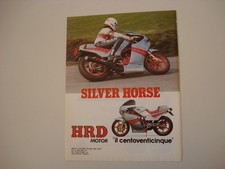 advertising Pubblicità 1984 MOTO HRD 125 SILVER HORSE SH