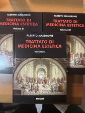 Trattato Di Medicina Estetica, 3 Volumi, Alberto Massirone, 2010 Piccin