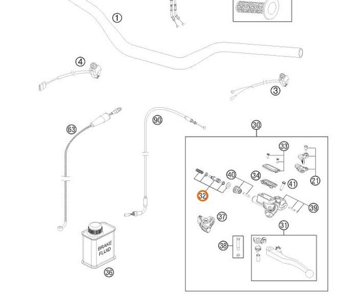 Kit riparazione pompa frizione - kit,