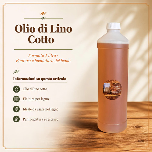 Olio lino cotto tru - cotto,