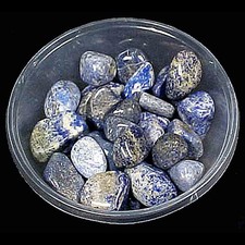 Lapislazzuli Q2  50 gr Pietre Dure Burattate Minerali Lavorati Cristalloterapia