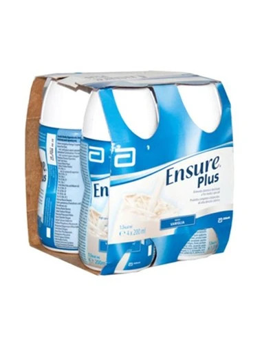 Ensure plus vaniglia 4x200ml - plus,