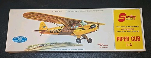 Sterling piper cub flying - cub, j-3