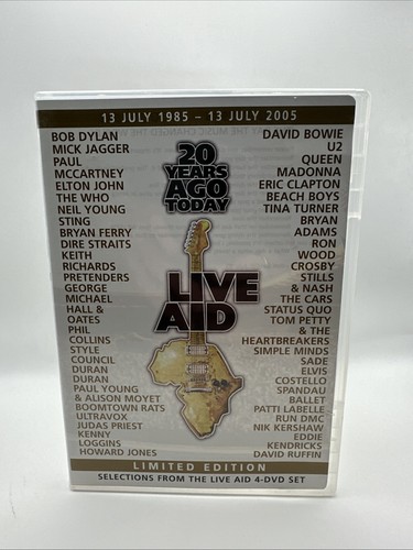 Live aid years ago today - :,