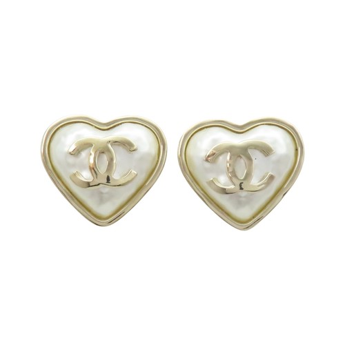 Orecchini chanel perle marchio - chanel,