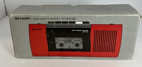 Radio epoca sharp rossa - radio,