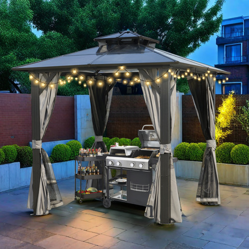 X5 bbq pavilion - pavilion, grill
