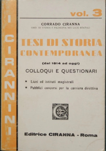 Tesi storia contemporanea - di,