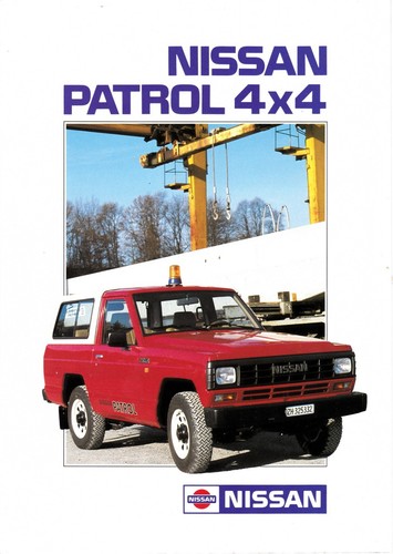 Nissan patrol 4x4 1987 12 - patrol, 11/1987,