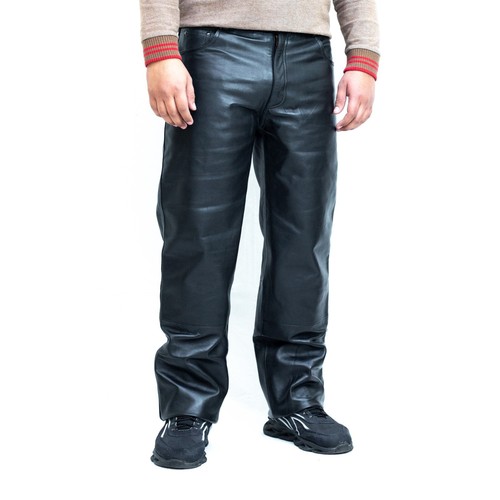 Pantaloni moto uomo neri - pantaloni,
