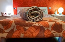 Set Coperte Matrimoniale in lana fatta a mano E Piumino (vedi Descrizione) 