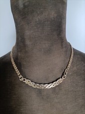 COLLANA GIROCOLLO CASCIO ANNI 50/70 IN METALLO DORATO  VINTAGE