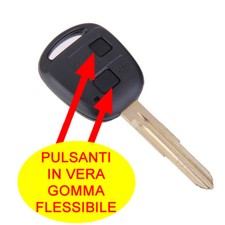 CHIAVE COMPATIBILE CON TOYOTA 2 TASTI 2 PULSANTI GUSCIO COVER CHIAVE YARIS