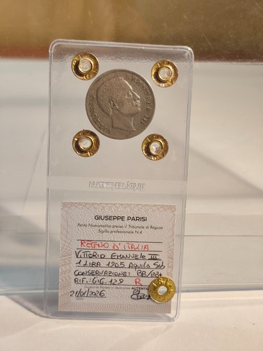 Lira aquila sabauda 1905 - lira,