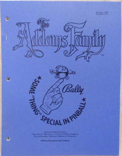Bally 1992 the addams family - 1992,