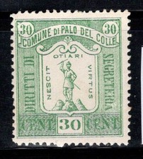 Palo del Colle - MNH 100% Italia fiscale 30 cent. spese segreteria