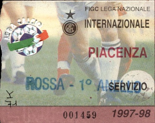 Biglietto calcio - biglietto,