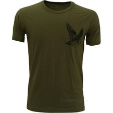 T Shirt Uomo Verde Con Stampa