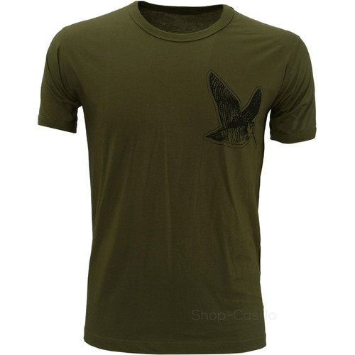 Shirt uomo verde - t, stampa
