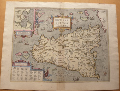 Ortelius siciliae veteris - siciliae,