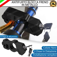 ANTIFURTO BLOCCA LEVA FRENO BLOCCAFRENO IN METALLO NERO PER YAMAHA MAJESTY 250