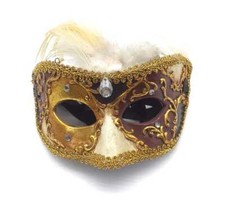 Maschere Veneziane con Piume -