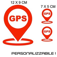 3X Adesivo GPS  Localizzatore