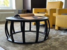 Set 2 tavolini da caffè B&B Italia / Maxalto LOTO colore nero 80 cm