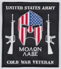 Molon Labe - Patch 4" veterano