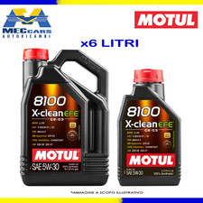 6 LITRI OLIO MOTORE AUTO 8100 X-CLEAN EFE 5W30 MOTUL 100% SINTETICO ACEA C2/C3