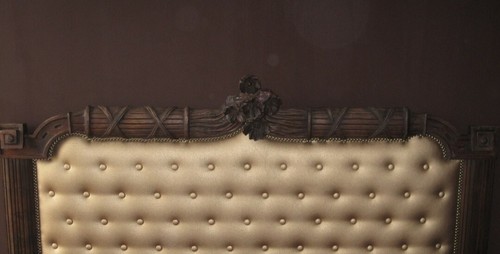 Testata letto antica