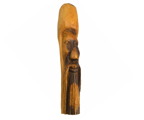 Scultura legno totem fatta - scultura, in