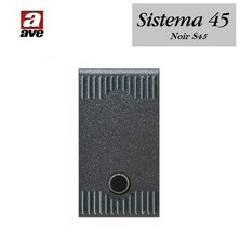 PULSANTE 16A AVE S45 NOIR