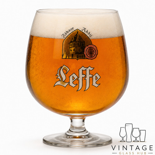 Bicchiere birra vintage leffe - birra,