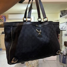 Gucci Black Monogram Canvas