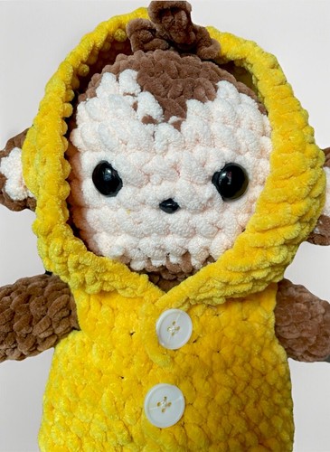 Crochet monkey amigurumi brown - monkey,