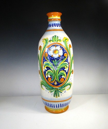 Vaso ceramica floreale - , vintage