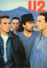 U2 BONO VOX Cartoline 12X17