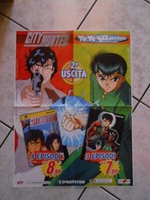 poster locandina edicola-CITY HUNTER-YU YU HAKUSHO-cm.43x57