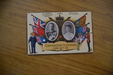 CARTOLINA CORONATION SOUVENIR GIORGIO V QUEEN MARY 1911 VIAGGIATA SUBALPINA FF