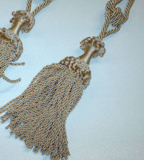 CORDONE EMBRASSE X TENDAGGI ferma raccogli tenda passamaneria embrasse ECRU