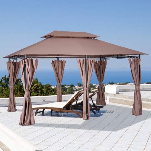 Gazebo 10x13 khaki with - 10x13,