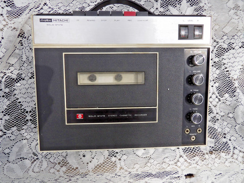 Radio epoca cassa hitachi - radio,