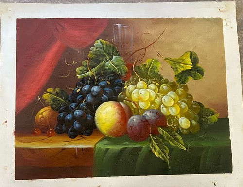 Tela olio dipinta natura - tela,