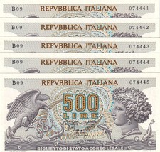 Repubblica 500 lire aretusa - 500,