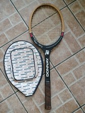 RACCHETTA TENNIS DONNAY BJORN BORG SUPER VINTAGE IN LEGNO CON CUSTODIA